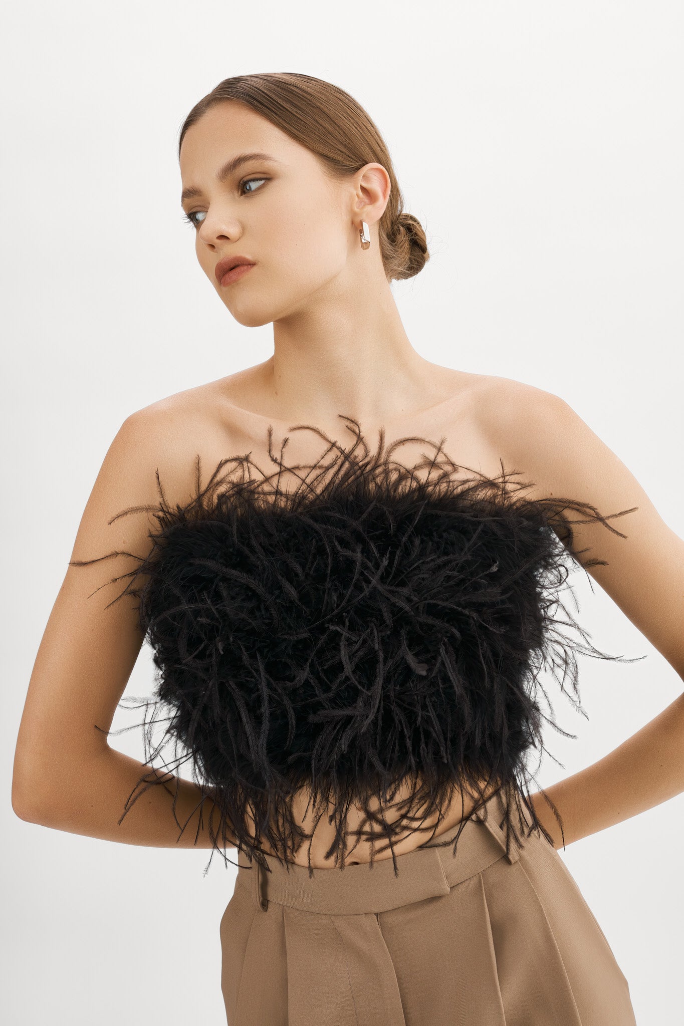 ZAINA | Feather Bustier – LAMARQUE