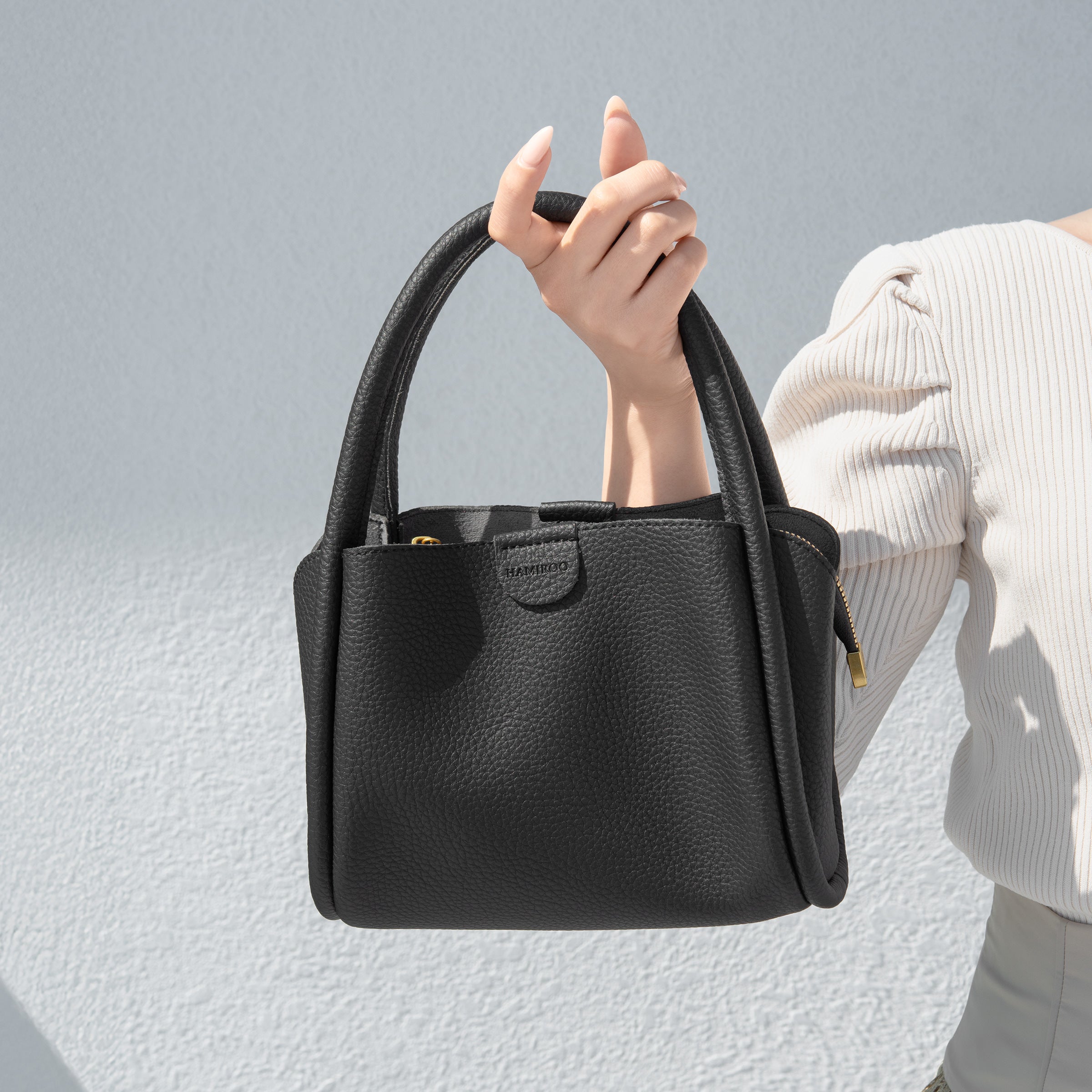 MSI】ショルダーストラップ付き ハンドバッグ（bgc0001）ブラック