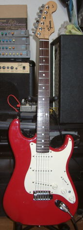 Squire StratoCaster ギター・エフェクターの自作改造【松美庵】