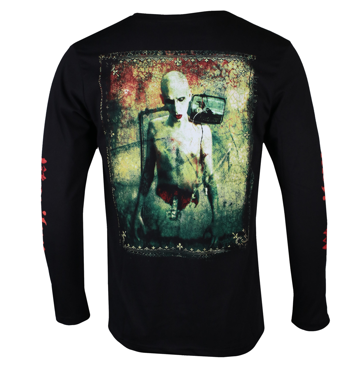 men's long sleeve t-shirt Marilyn Manson - Death - ROCK OFF