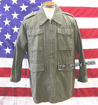 陸自のOD作業外被（ジッパータイプ）