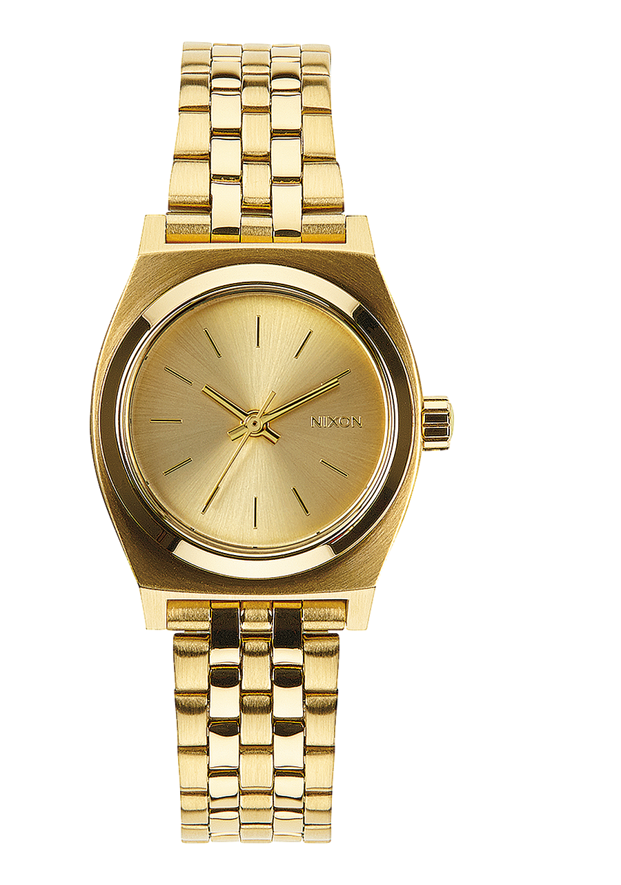 Small Time Teller Watch | All Gold | Women's Stainless Steel