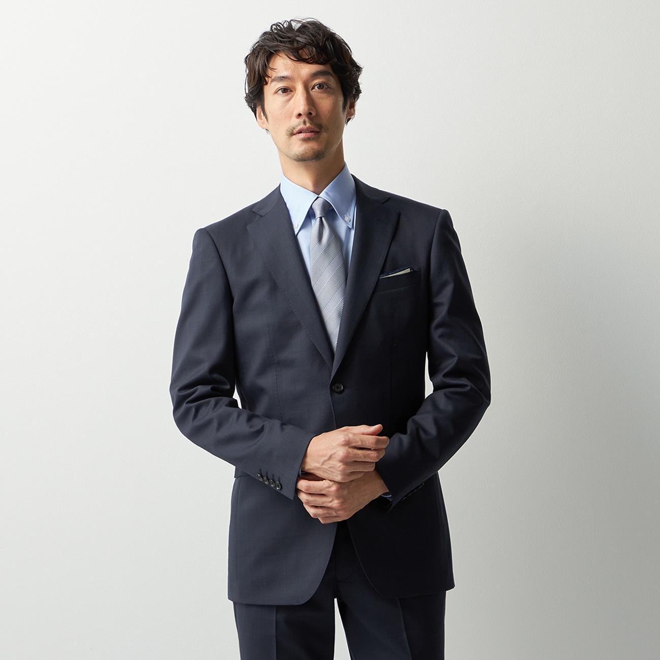 アウトレット]ウールファブリックスーツ(ORIHICA LUXE) SUPER150's