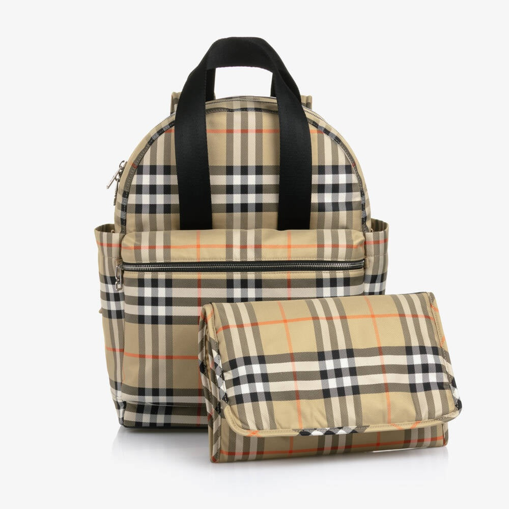 お取り寄せ】『BURBERRY』バーバリーチェック バックパック型 マザーズ