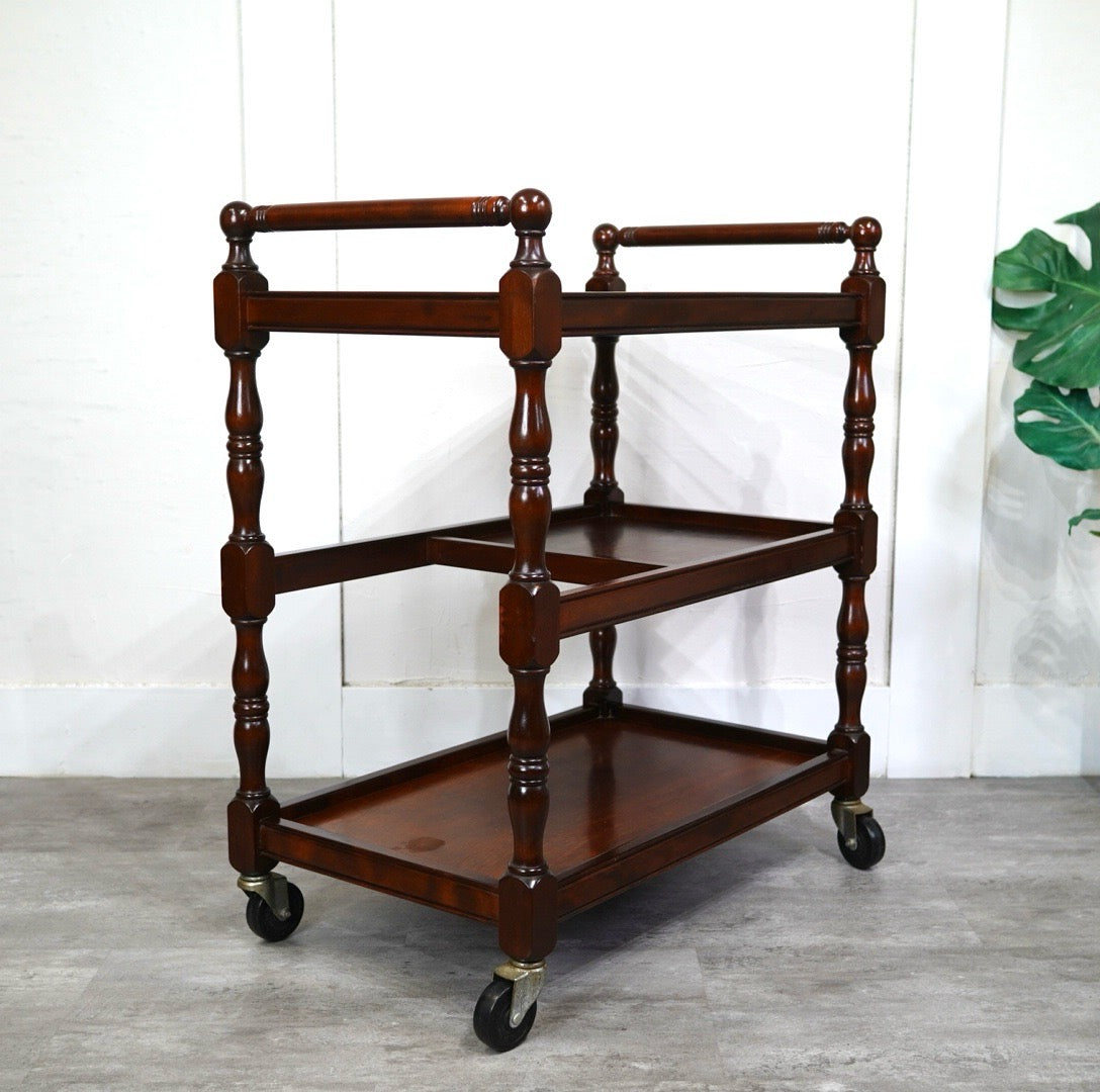 松本民芸家具 A型 ワゴン キャスター付き クラシック ティートローリー