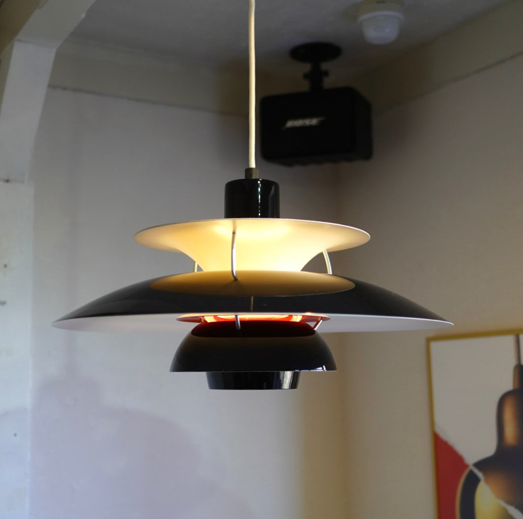 ルイスポールセン PH50 ペンダントライト ブラック×レッド ルイス