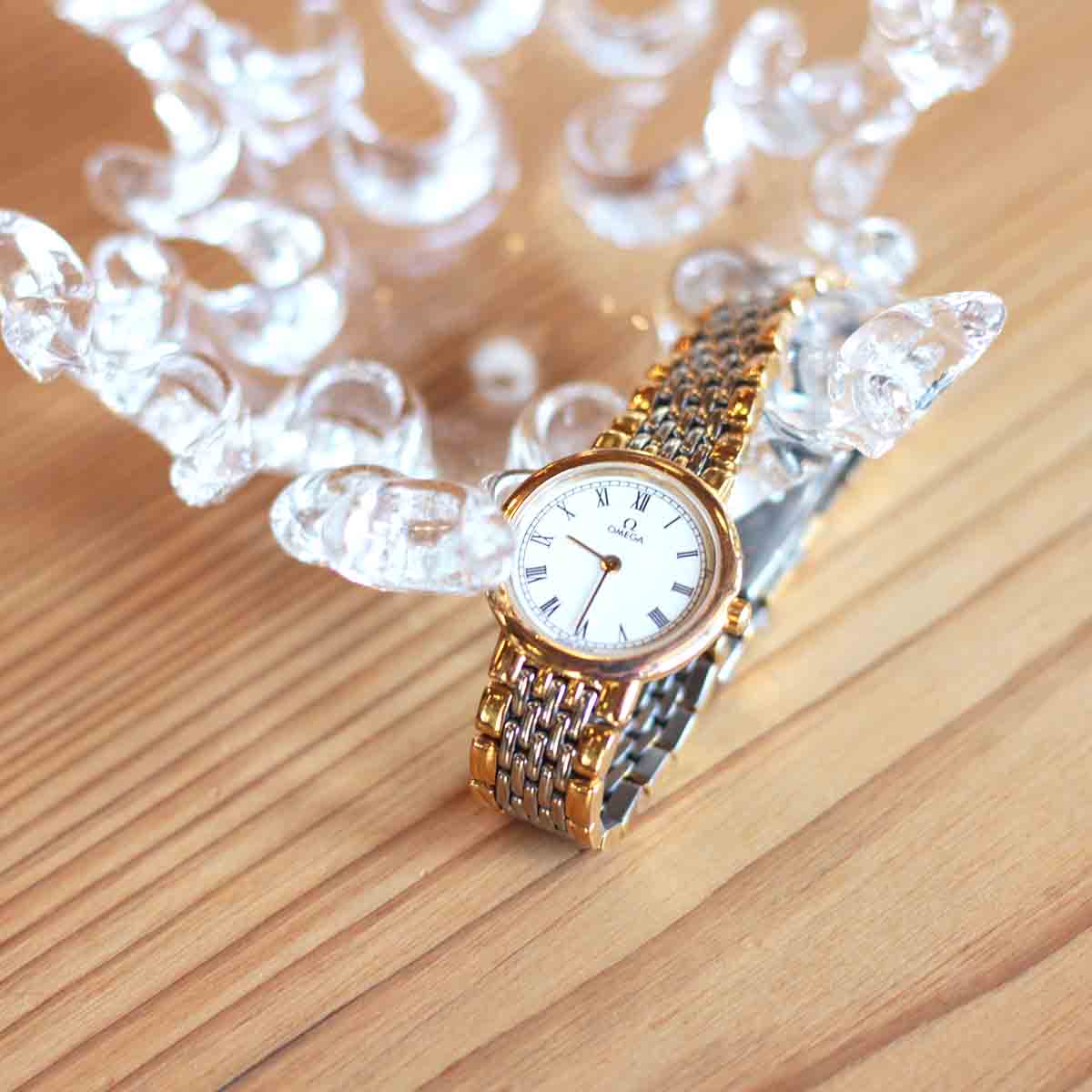 オメガ / OMEGA デビル / Deville ホワイトローマン 腕時計 【23