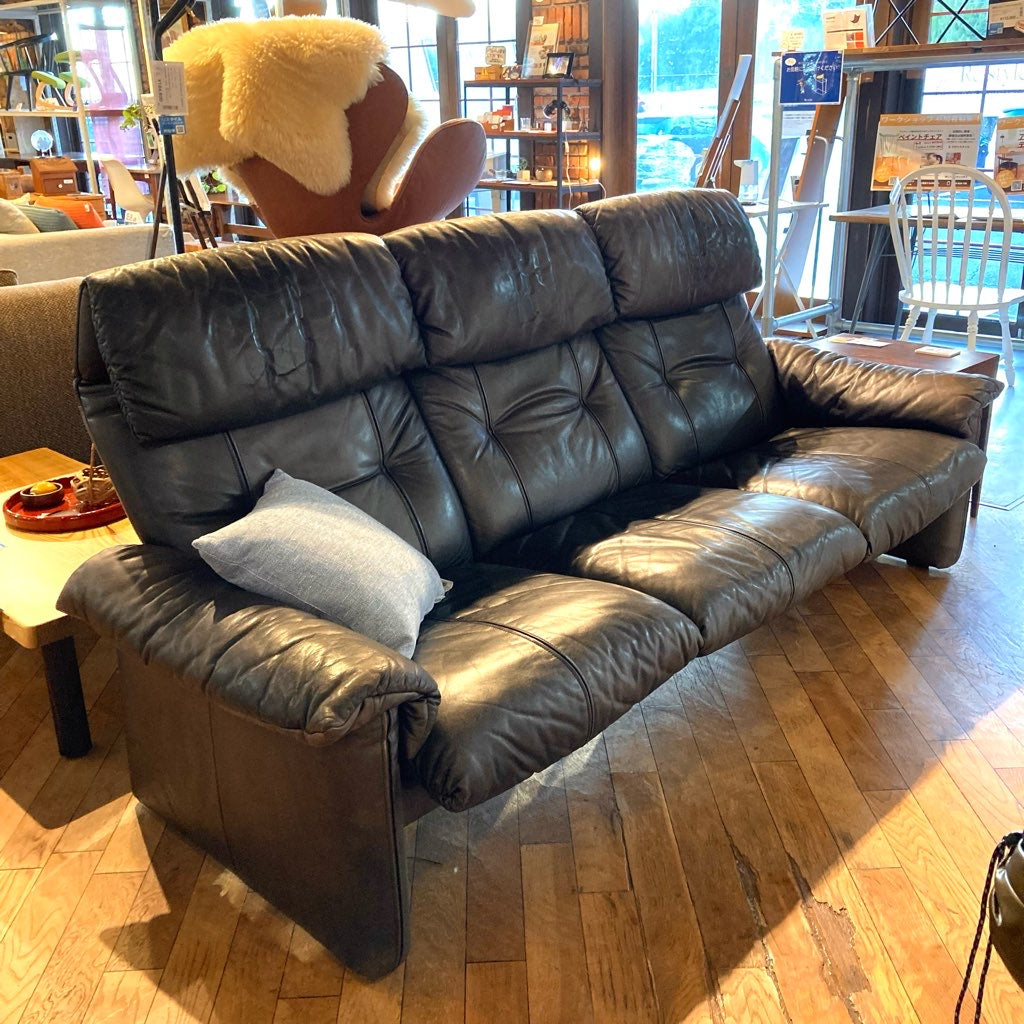 エルポ / erpo ルガノ / LUGANO リクライニングソファ3人掛け 中古 本