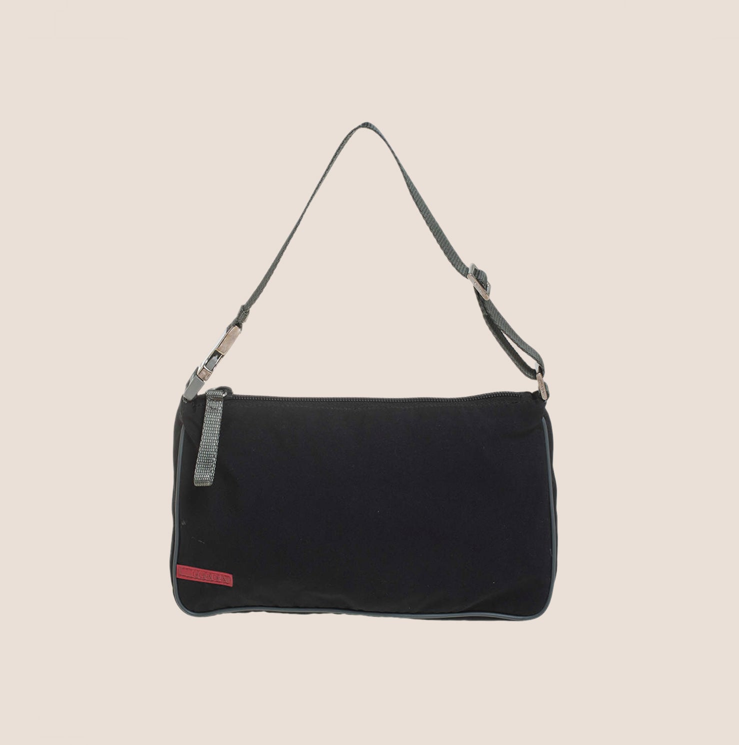PRADA SPORT 2000s BLACK NYLON BAGUETTE – RDB