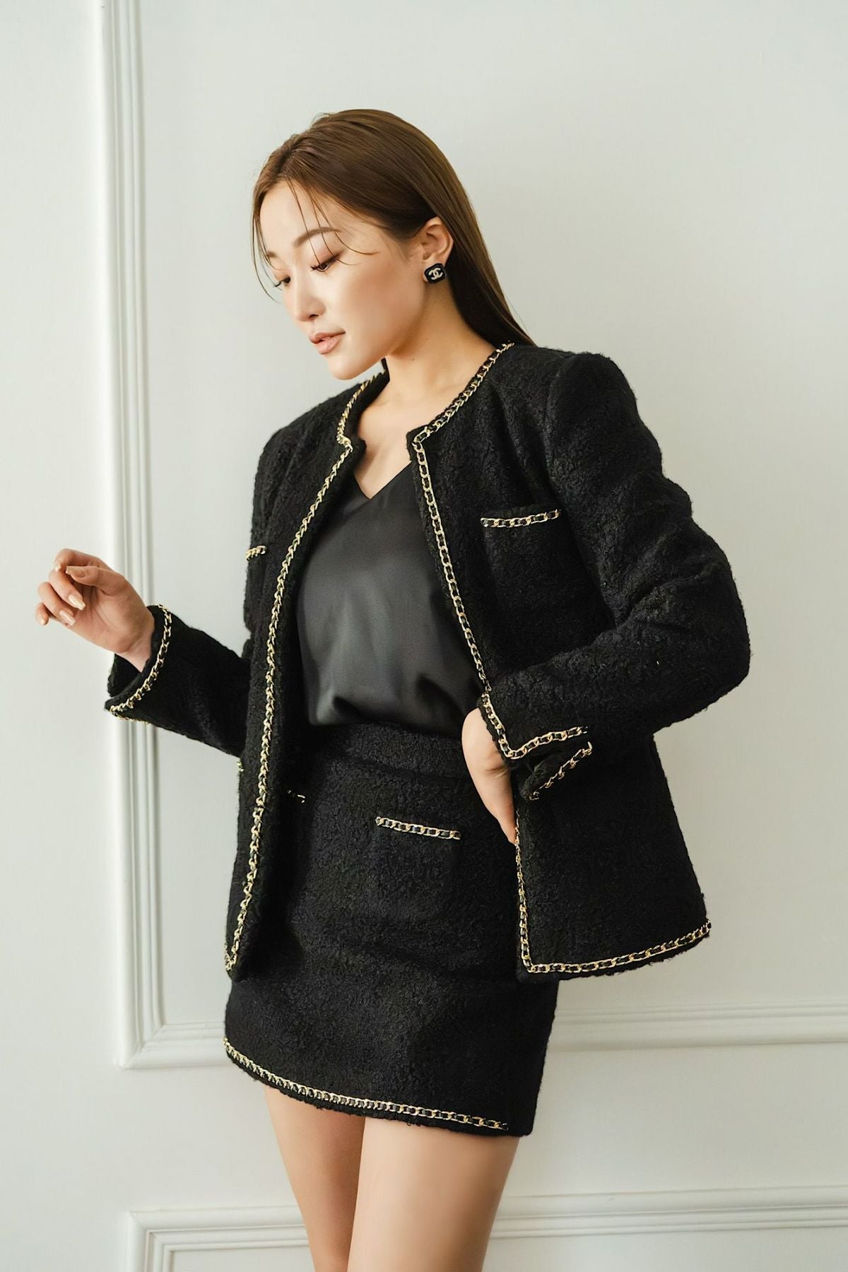 sheller ドットツイードレディキュロット【即日発送】 sheller ドット