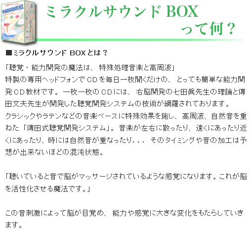 七田チャイルドアカデミー ミラクルサウンドBOX 【9つの特典付き！】