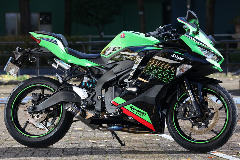 2022 Ninja ZX-25R / SE (2BK-ZX250E) POWERBOX FULL チタンブルー
