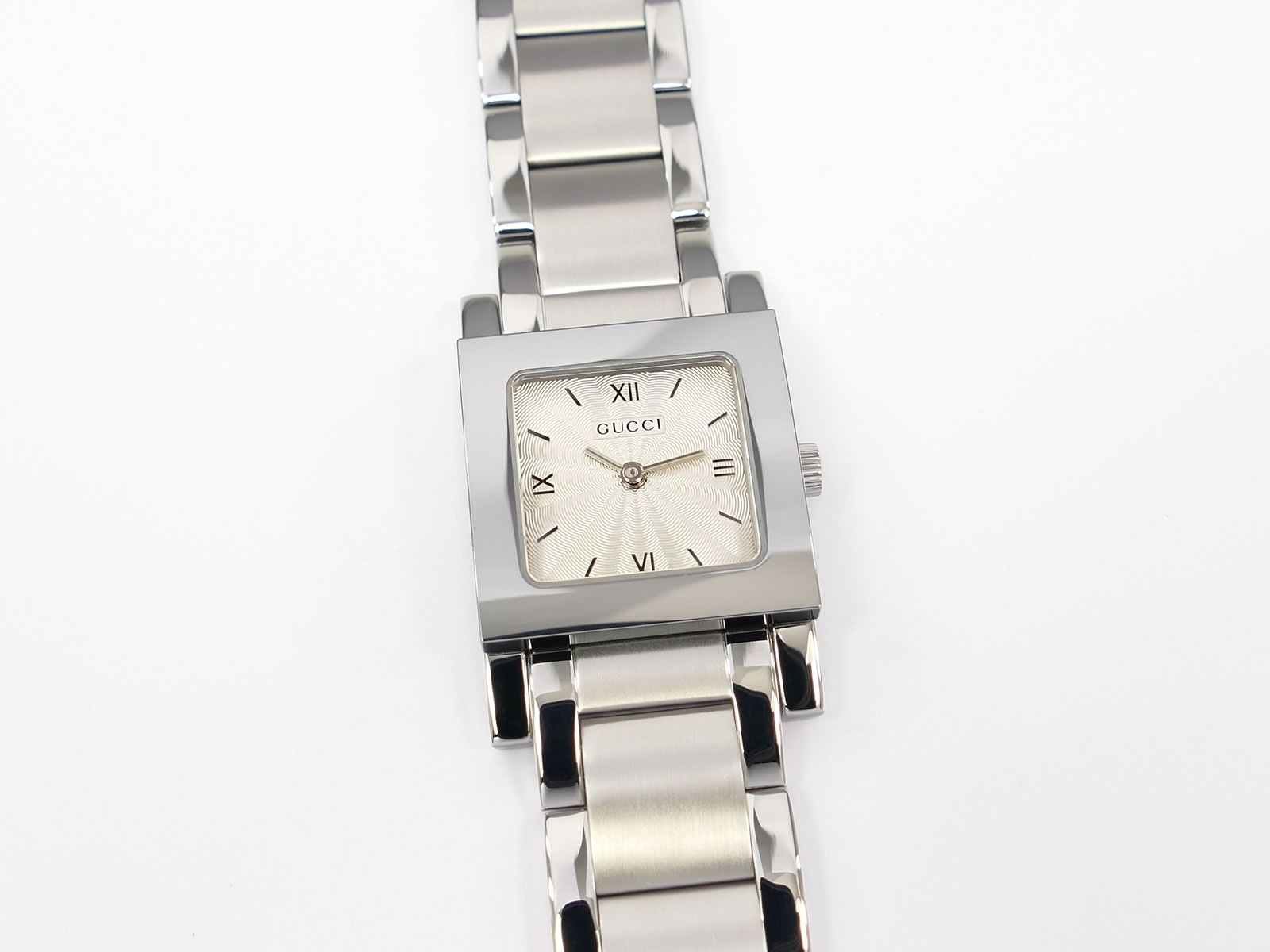Gucci 7900L Square Dial Stainless Steel Watch – SWWatches