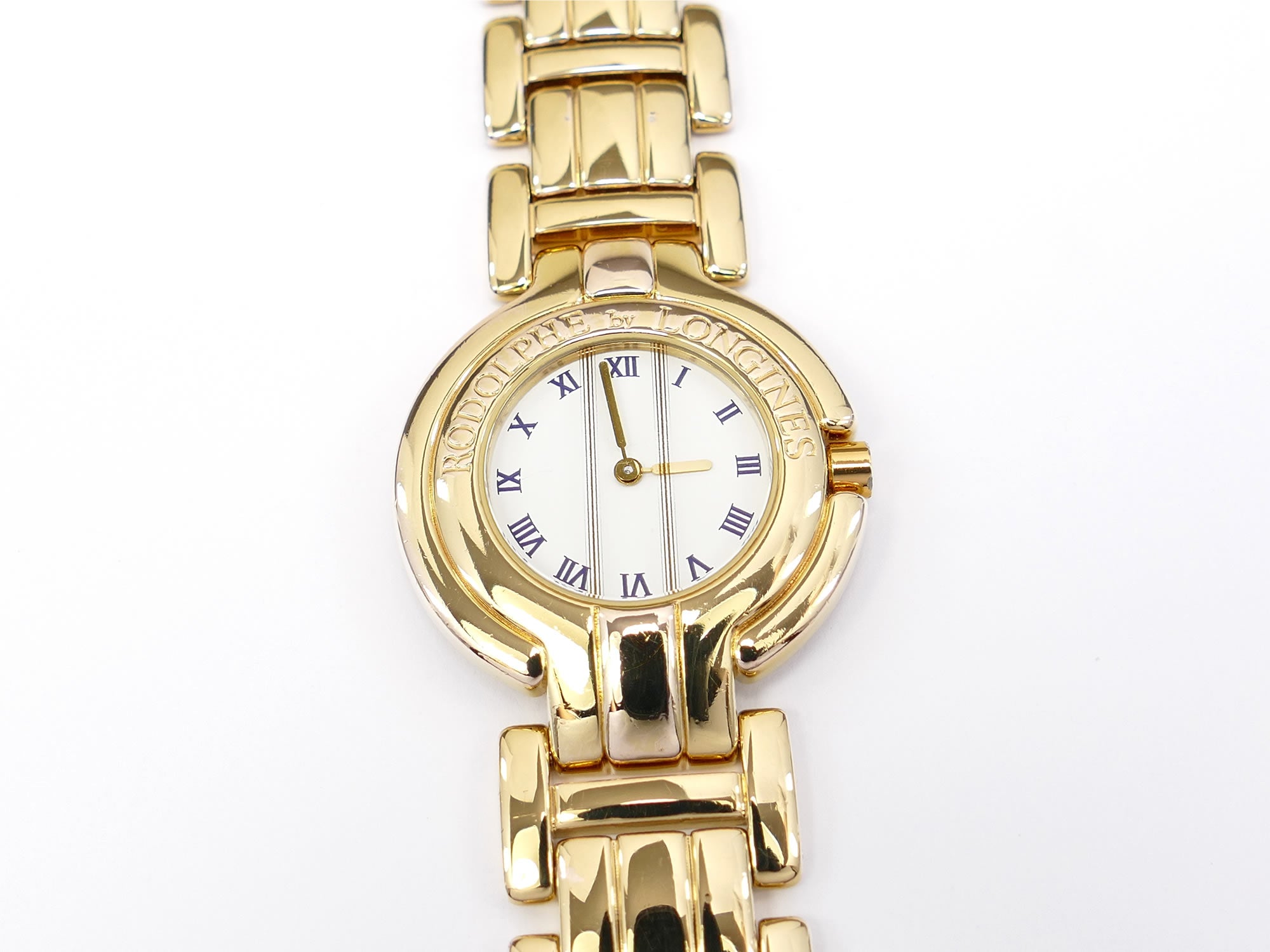 Longines Rodolphe Design White Dial 18k Gold Plated 32mm – SWWatches