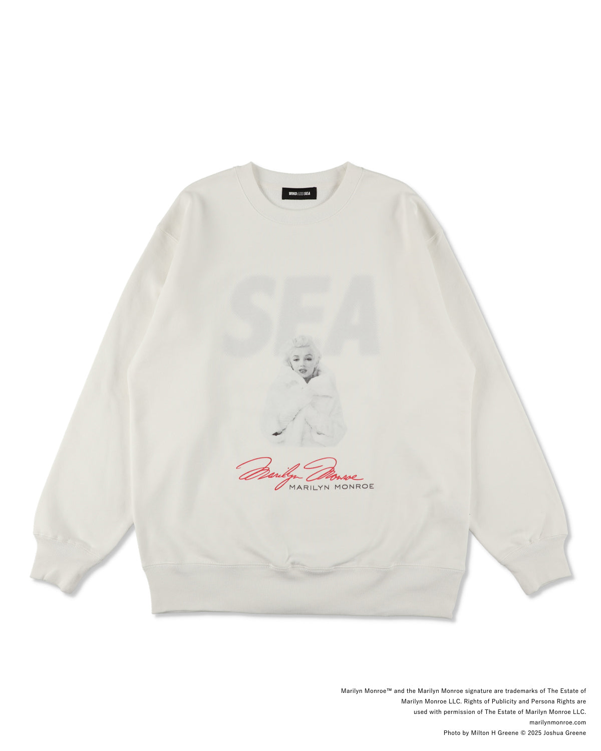 MARILYN MONROE x WDS CREWNECK SWEAT SHIRT – WIND AND SEA