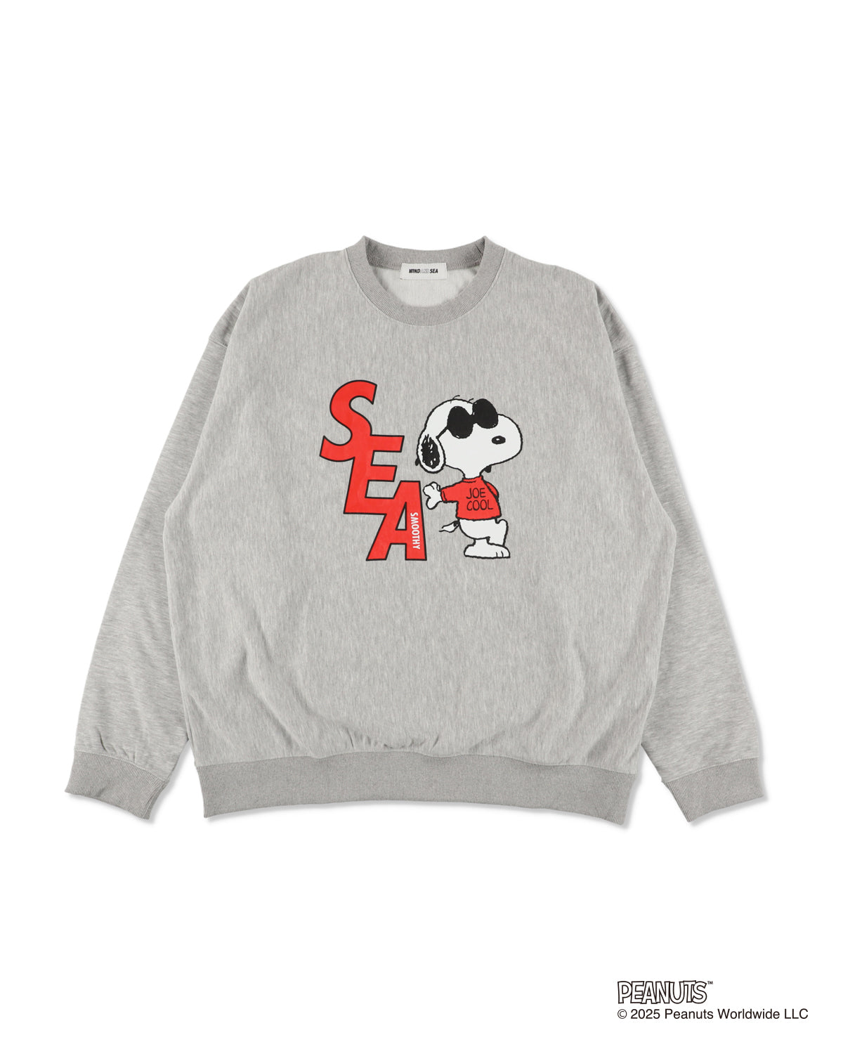 SMOOTHY x WDS Snoopy Crewneck Sweatshirt – WIND AND SEA