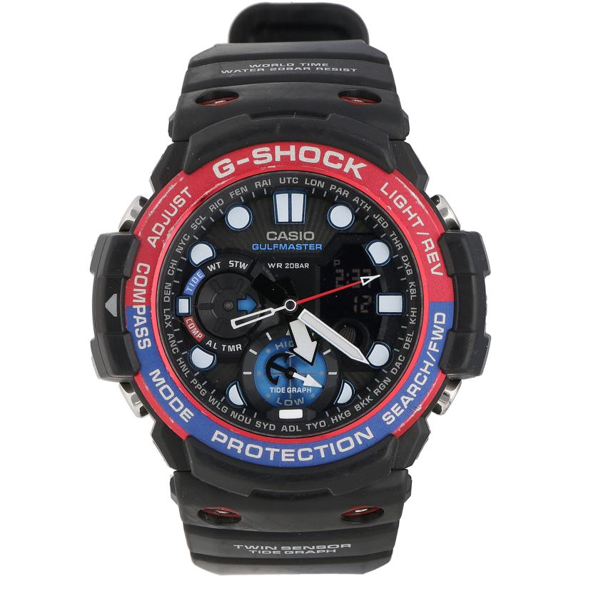 サーフィン・釣り】CASIO G-SHOCK GULF MASTER ペプシ腕 G-SHOCK