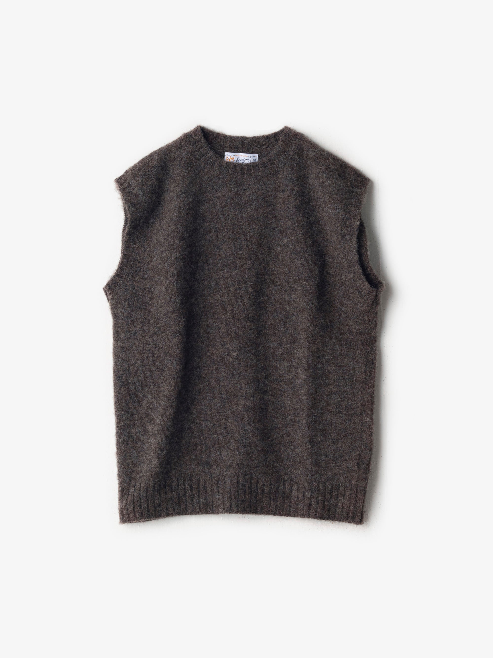 クルーネックベスト｜Shetland Woollen Co シェットランドウーレン
