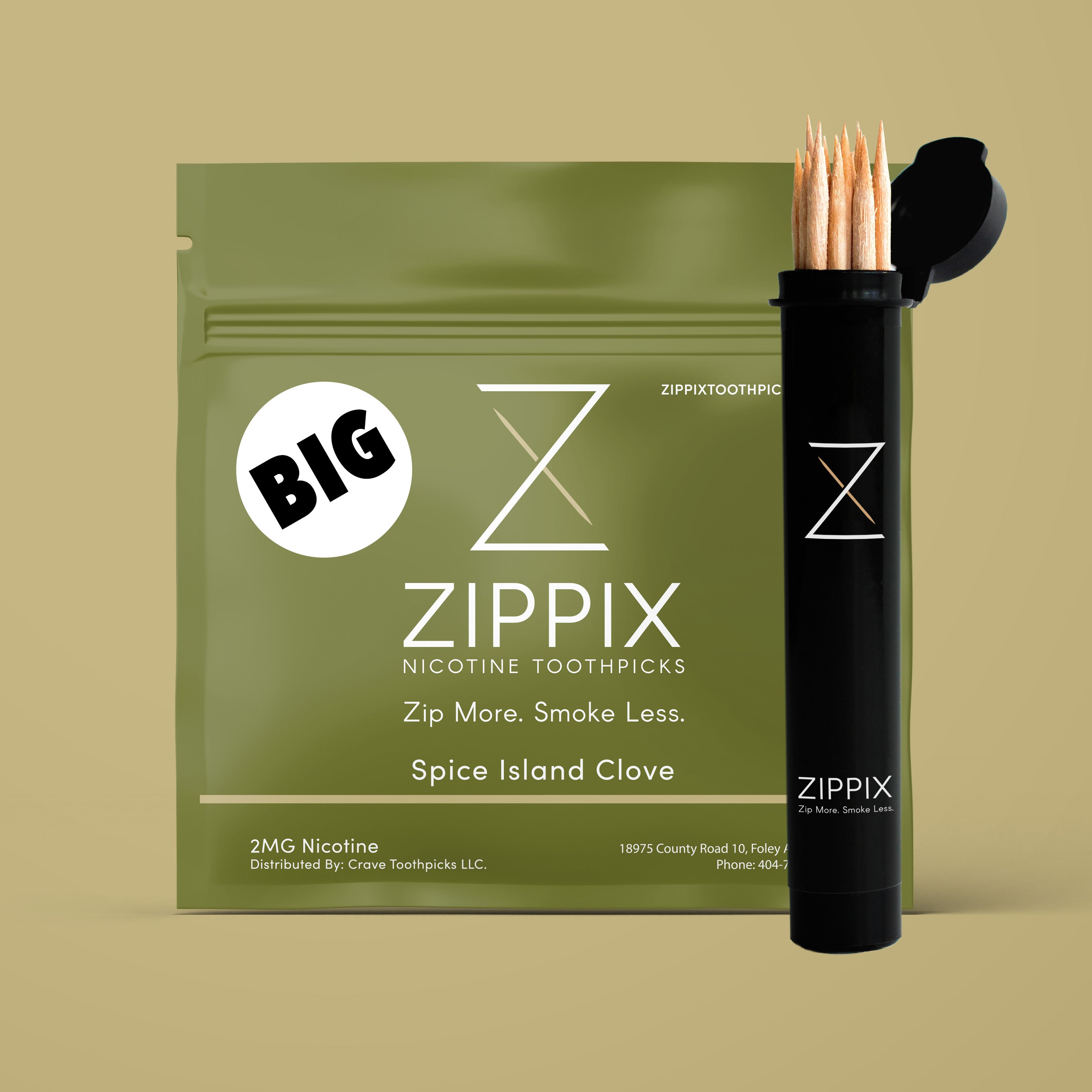 BIG Clove Nicotine Toothpicks – Zippix Nicotine Toothpicks