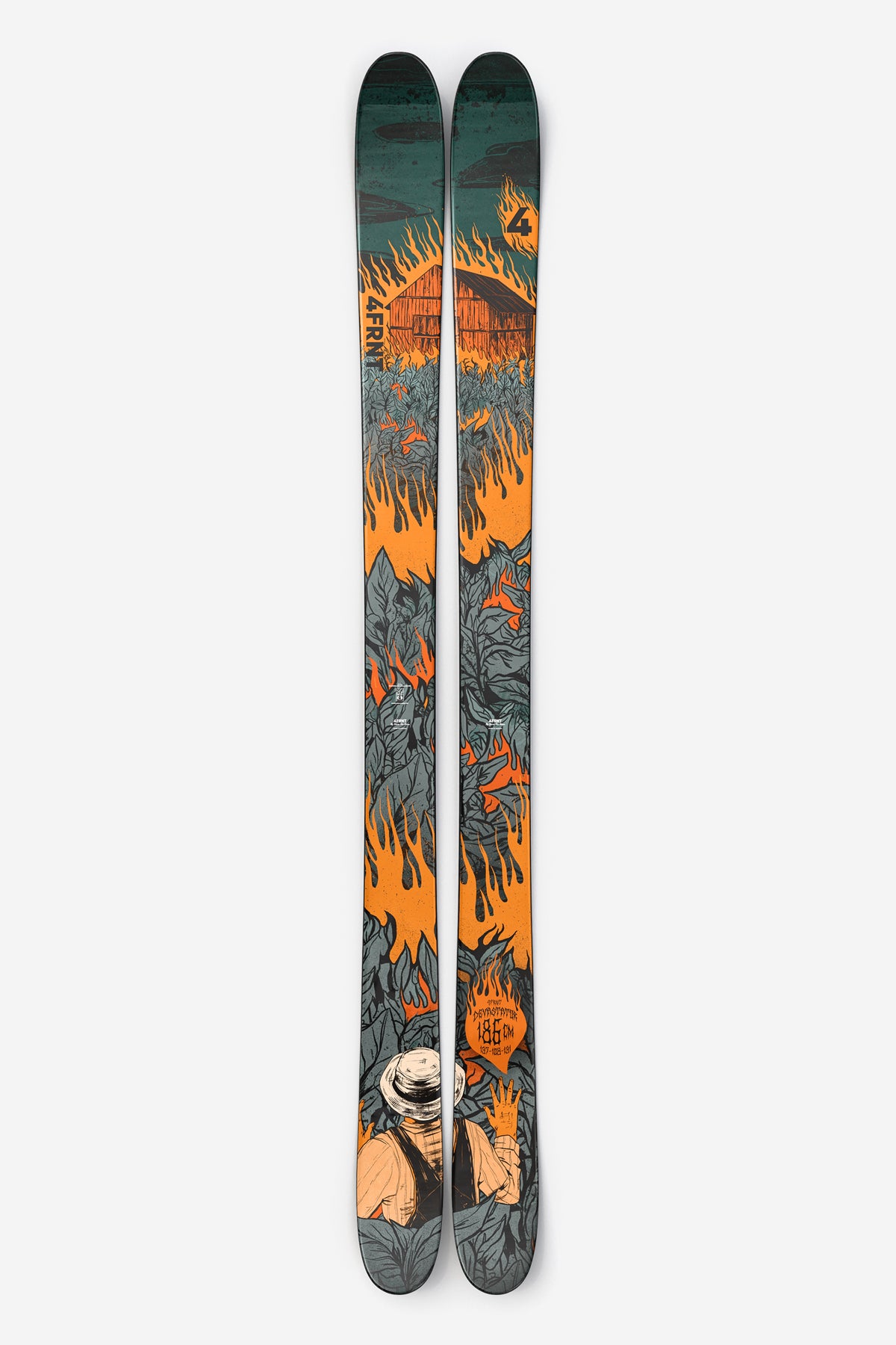 4FRNT Devastator - All Mountain Freeride Ski – 4FRNT Skis