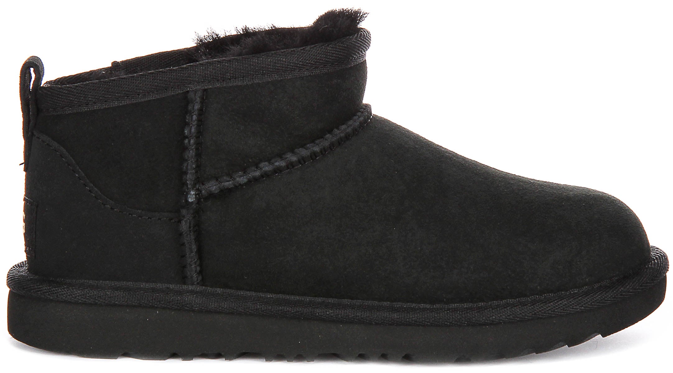 Ugg Australia Classic Ultra Mini In Black For Kids | Size UK 12