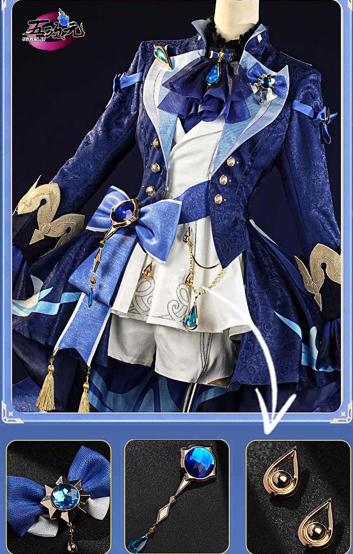 江南猫次 原神 コスプレ フリーナ プネウマ・ウーシア 衣装