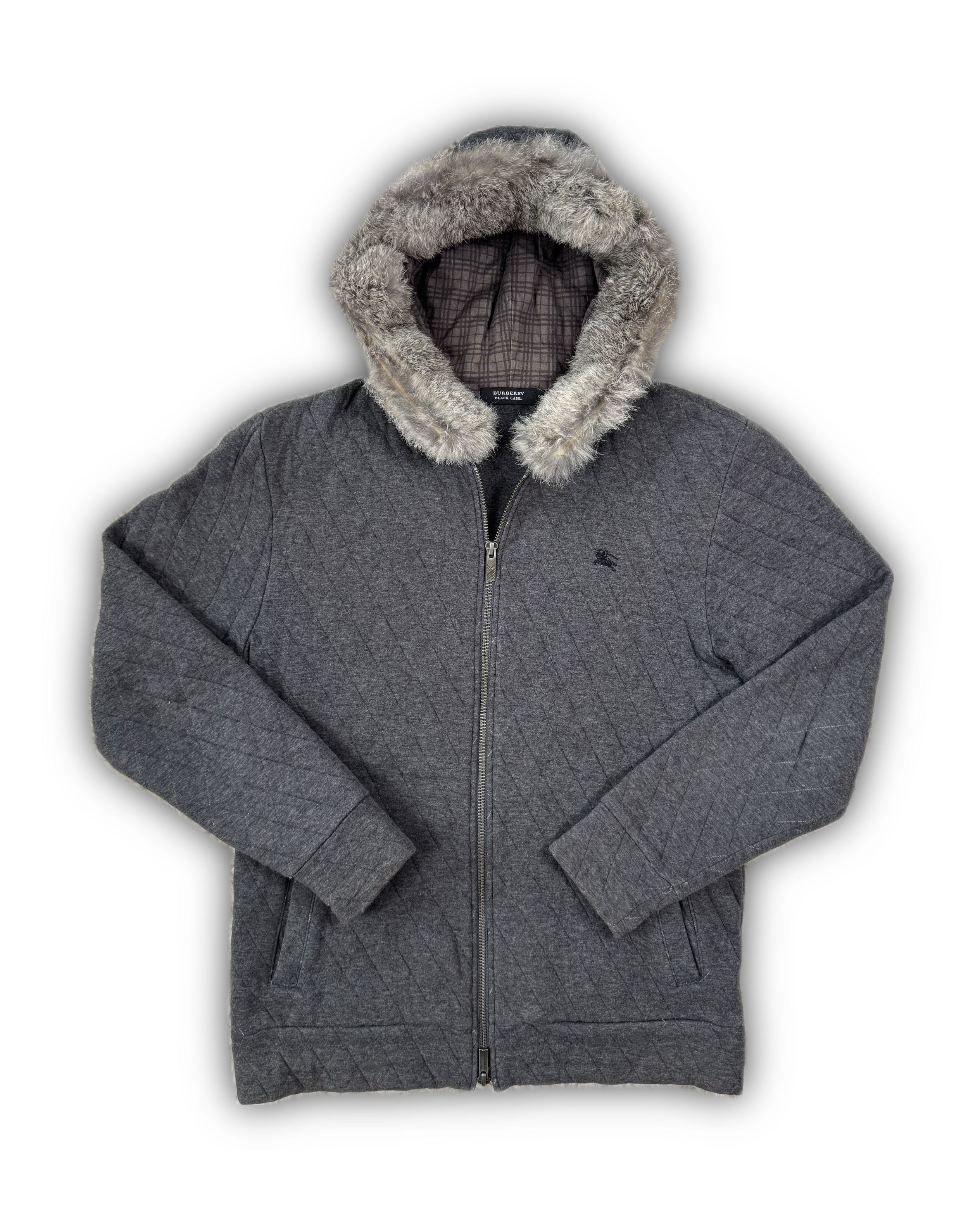 Burberry Black Label fur hoodie (M) – Fifth Archive