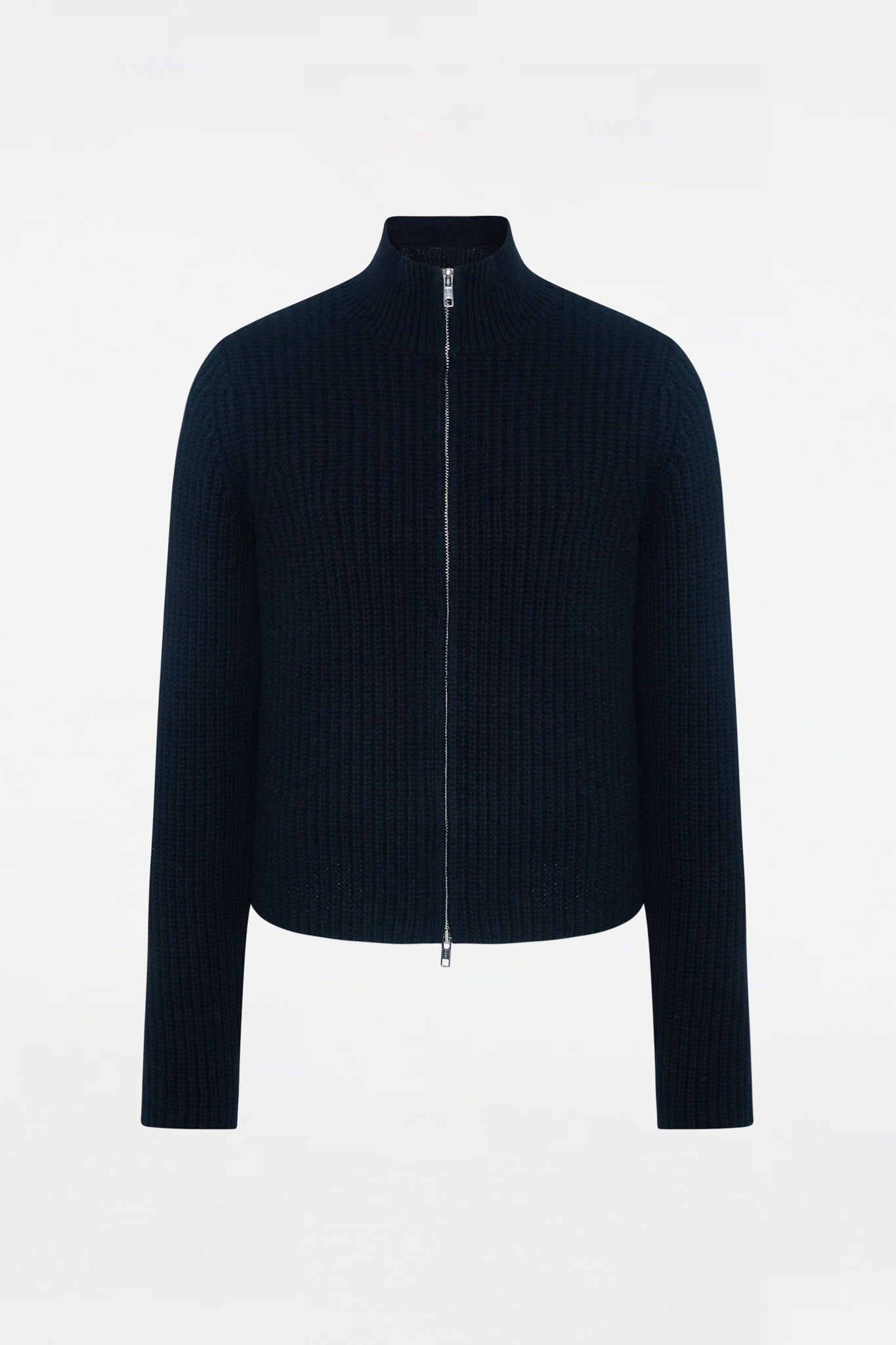 High Neck Zip Up Black – 6397