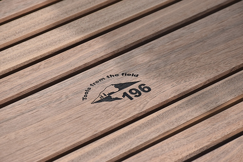 受注生産】ウォールナットキャンプテーブル KUROSON370の通販｜【196