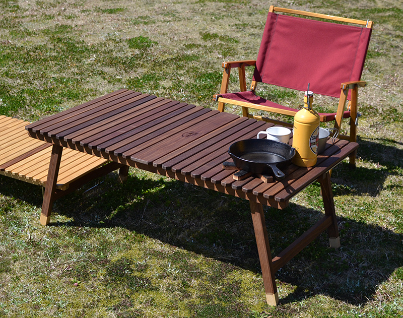 受注生産】ウォールナットキャンプテーブル KUROSON370の通販｜【196