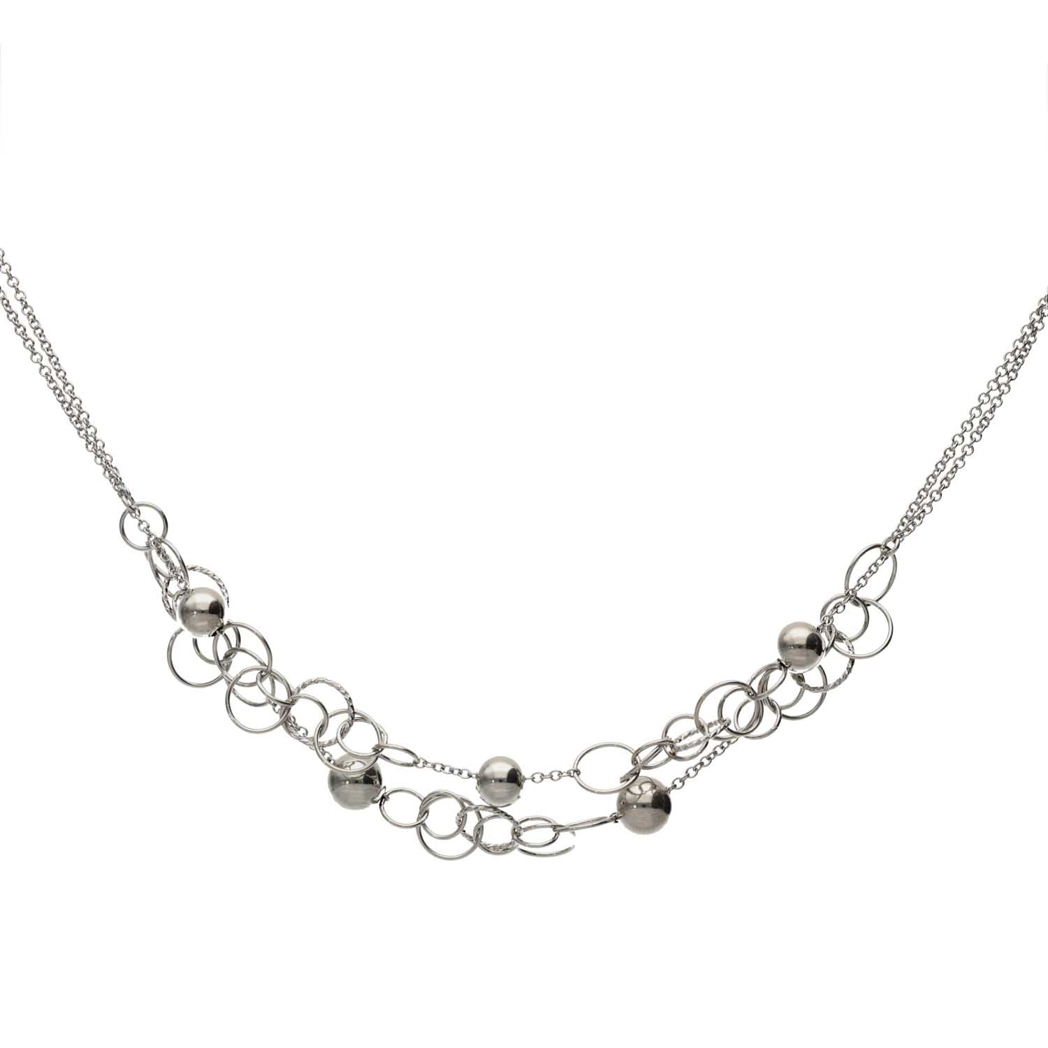 K14GF 年輪の光 ネックレス｜GFP8115WH