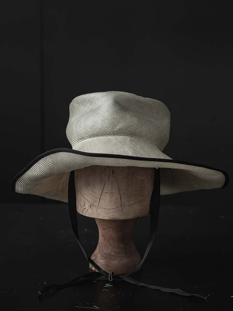 HORISAKISHVBK014 アンティークサイザルストローハット IRON
