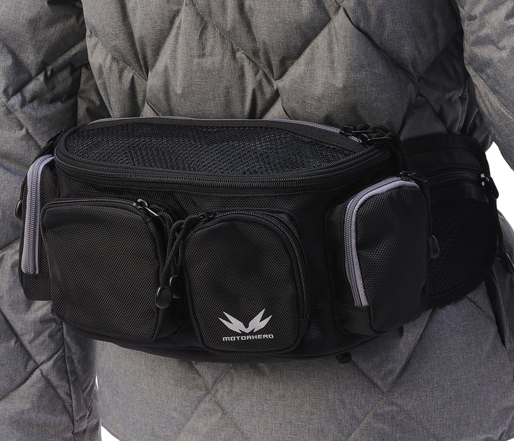 4ポケットウエストバッグ｜モーターヘッドライダース｜2りんかん