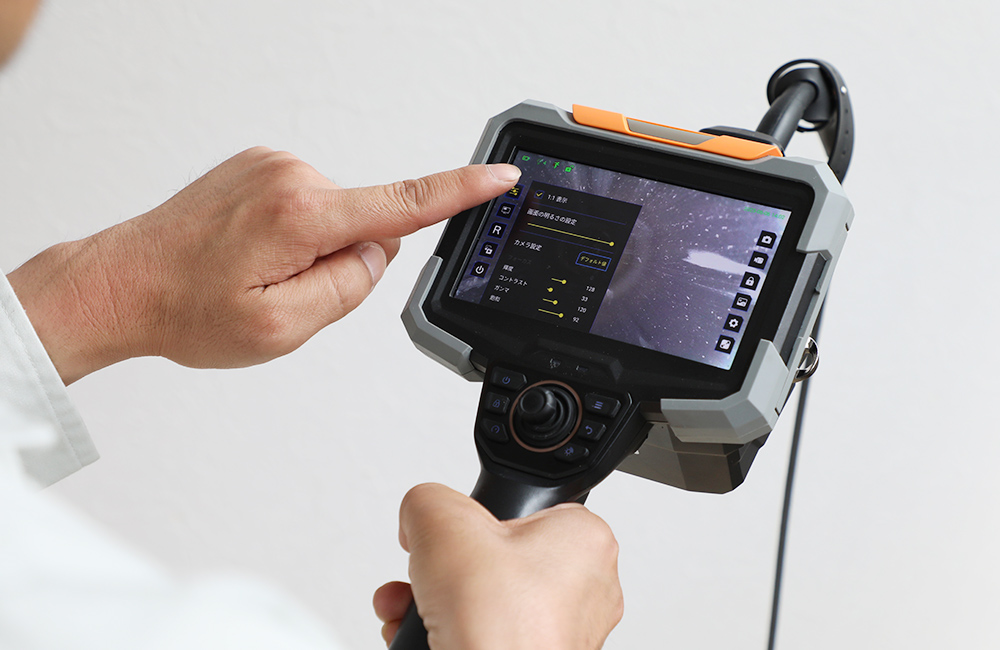 オートフォーカス先端可動式工業用内視鏡 φ6mm 3R-KFIBERAF | スリー