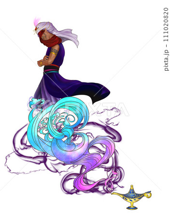 ランプの魔人のイラスト素材 [111020820] - PIXTA