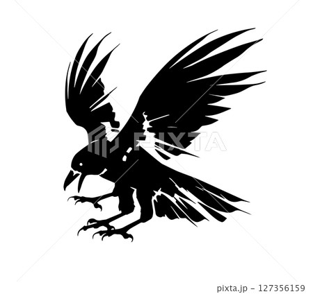 八咫烏のイラスト素材 [127356159] - PIXTA