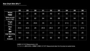 50's Slim Jeans T/ One-Wash – TCB JEANS