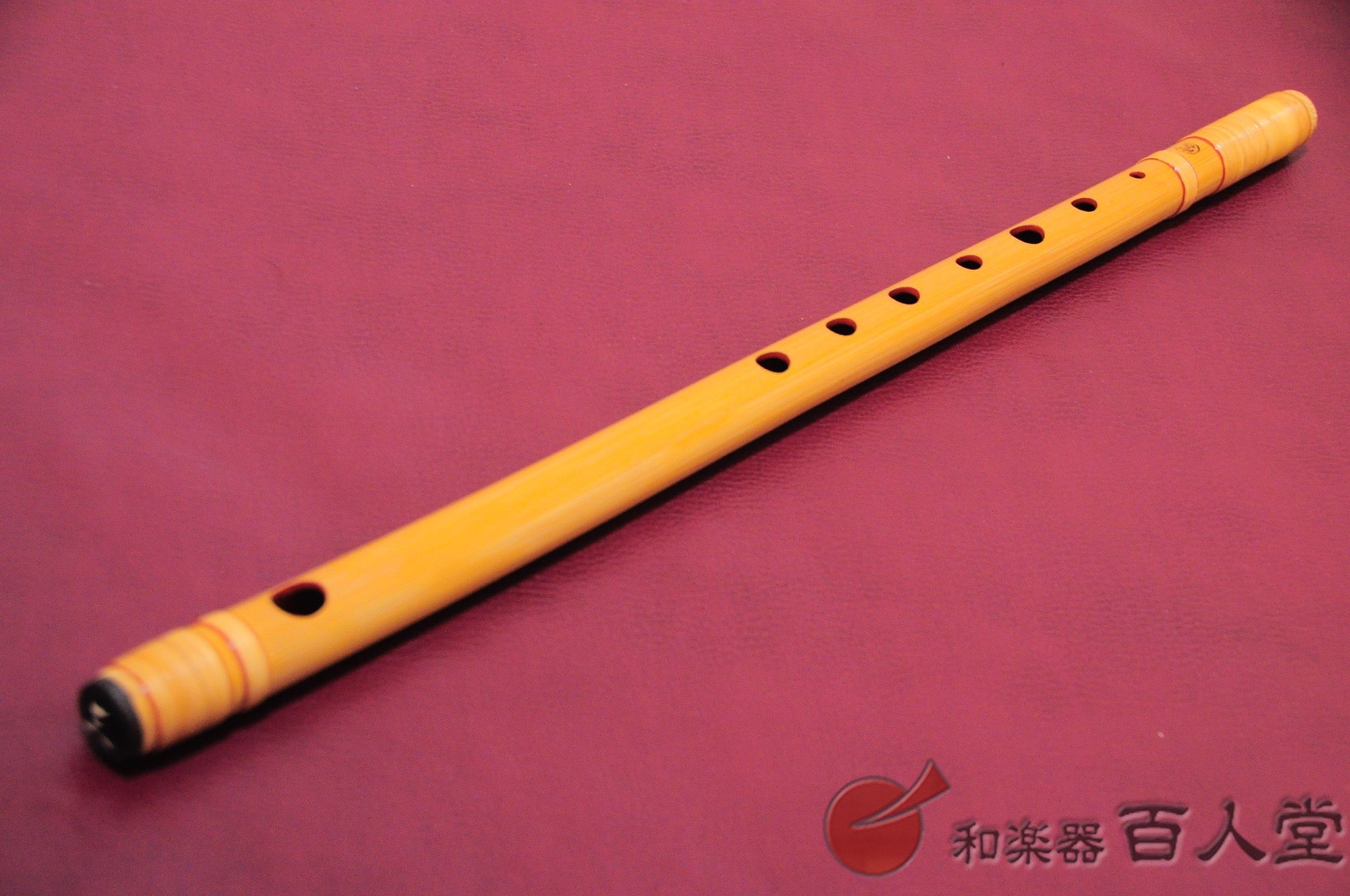 宮本卯之助 篠笛 丸宮(調律笛/唄笛) 三本調子 白竹天地巻