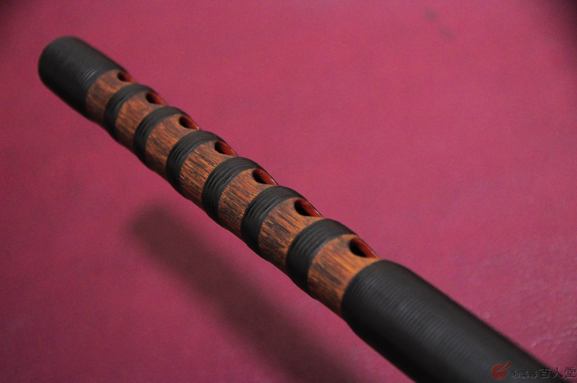 龍笛古管 煤竹櫻樺巻き