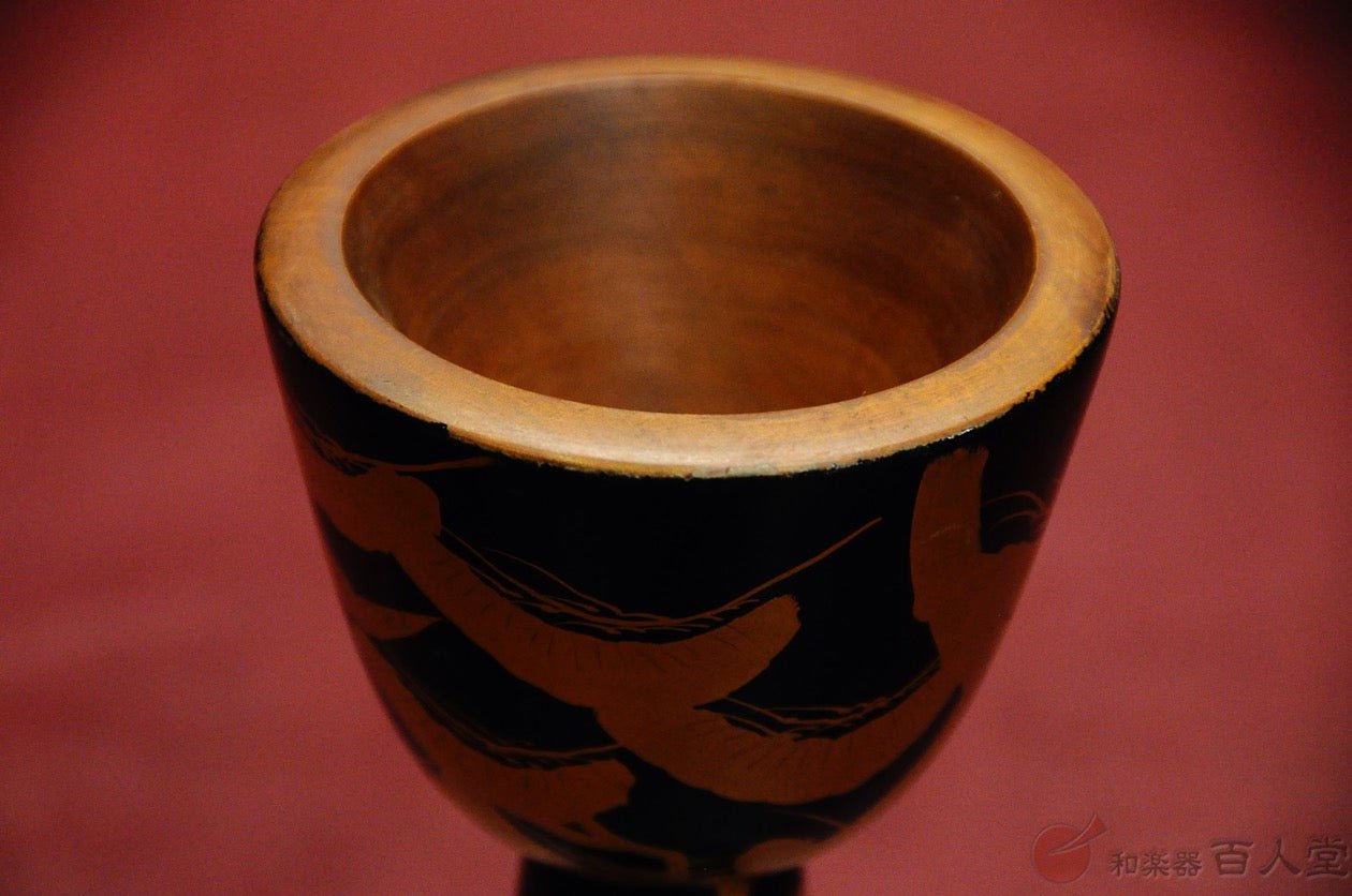 小鼓古胴 桜花散蒔絵