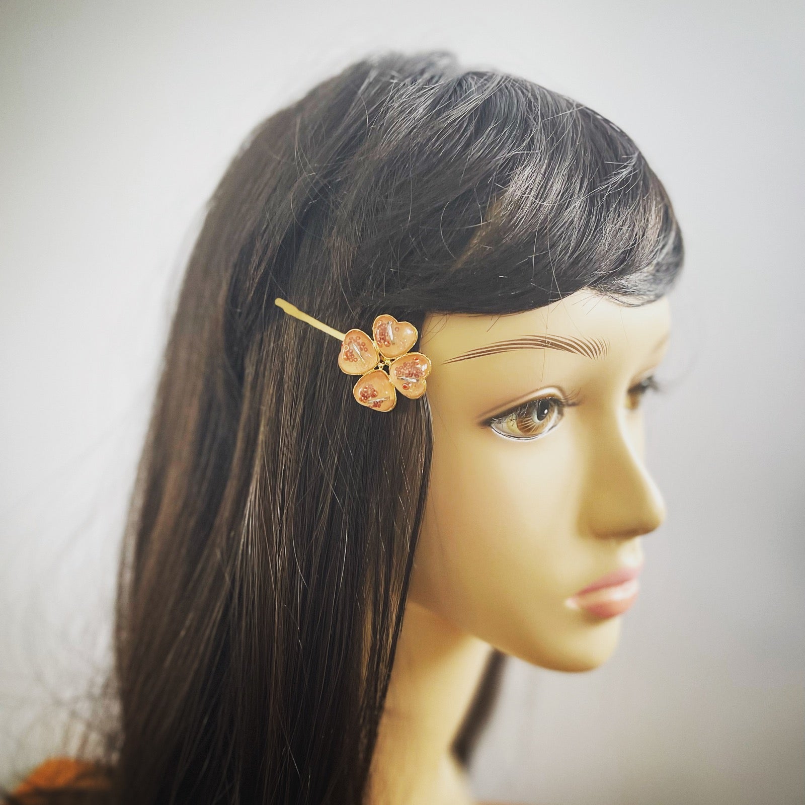 花 ヘアピン ピンク 金 おしゃれ 大人 高級 おしゃれ 人気 – TAMARUSAN