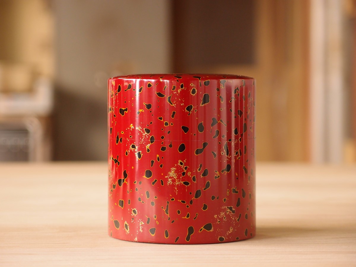 TCM-1002] 金属茶筒 | 津軽塗たなか