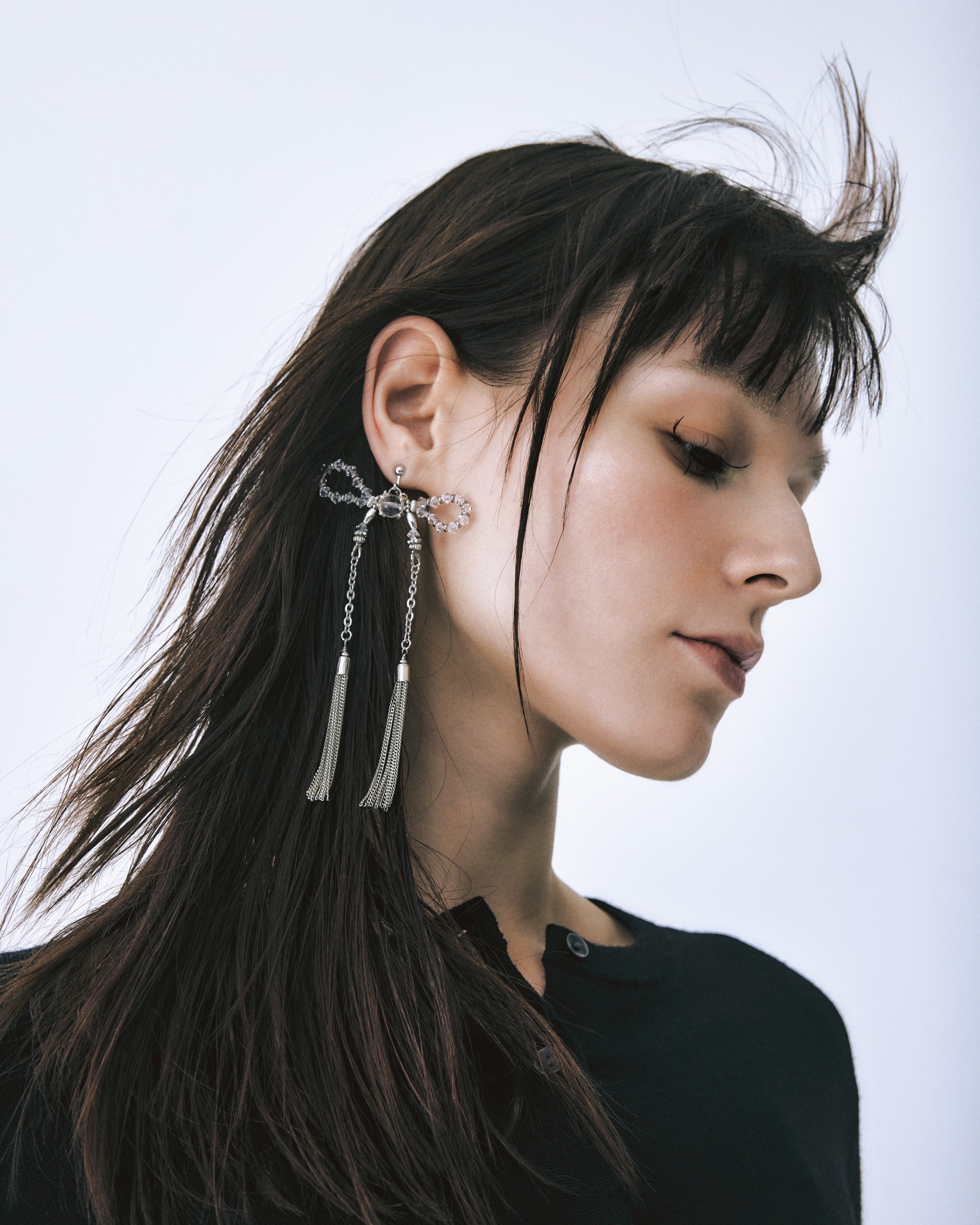 tanakadaisuke(タナカダイスケ) | アクセサリー| crystal ribbon chain