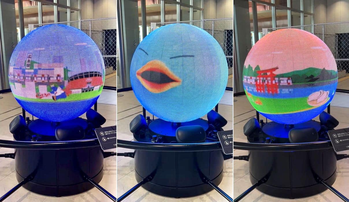 シーグラスアート『 Colorfulな気球に乗って•*¨*•.¸♬︎』 シーグラス