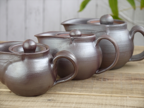 京焼/晋六窯/ペリカン急須・後ろ手・小 300cc/南蛮/ - テーブルライフ