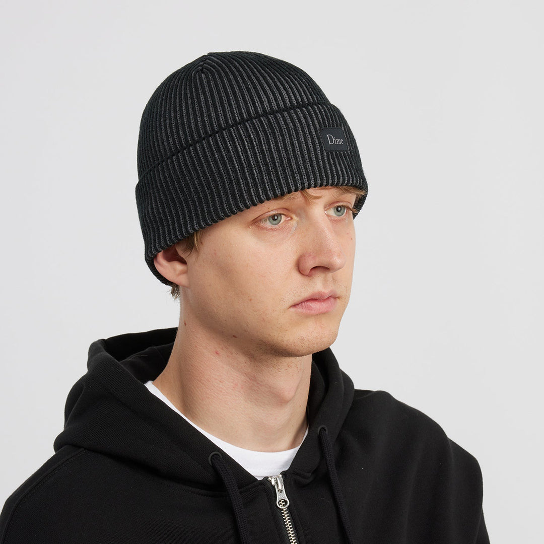 DIME MTL（ダイム モントリオール）| CLASSIC RIB BEANIE / BLACK