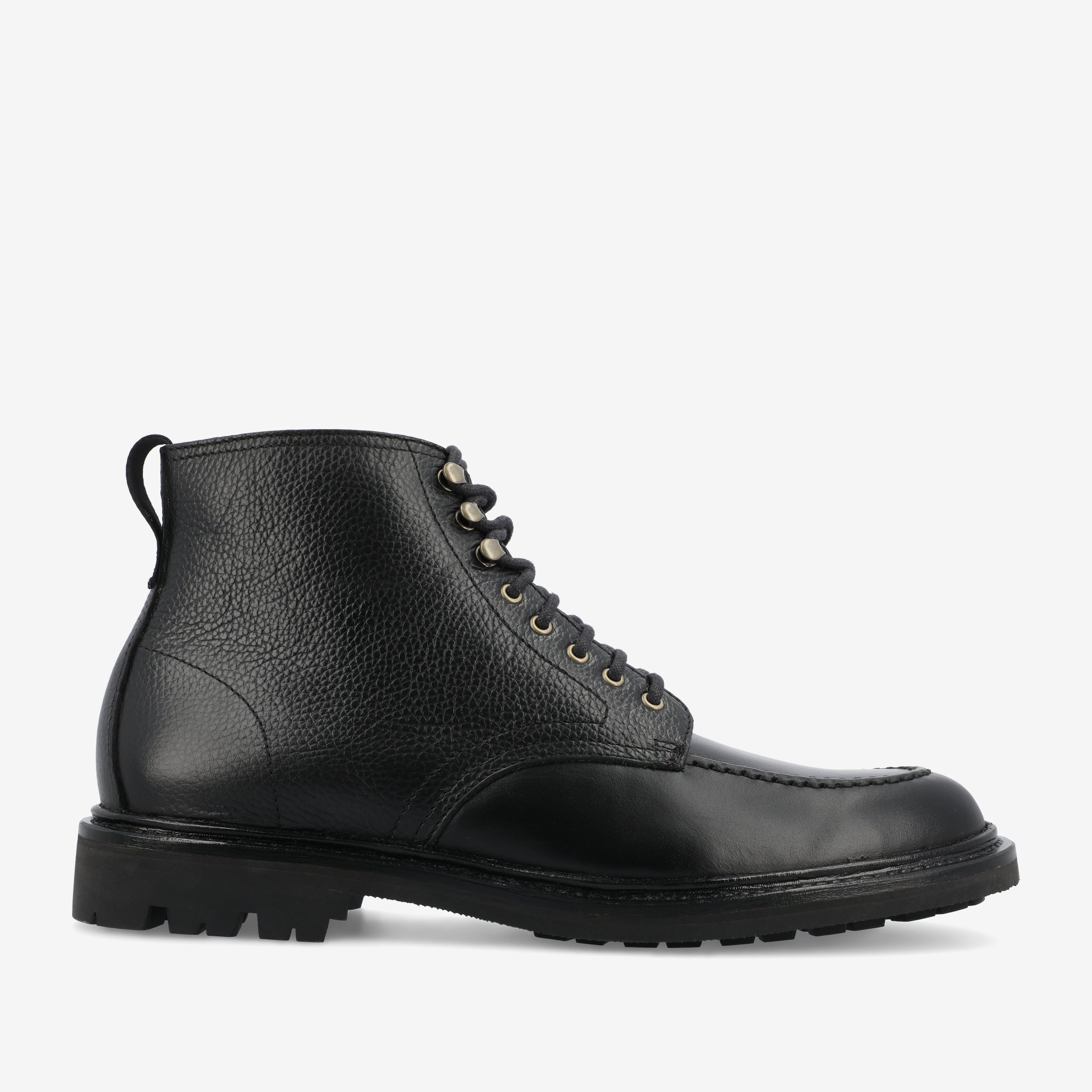 The Darcey Boot in Midnight – Leather Hiking Boots | TAFT