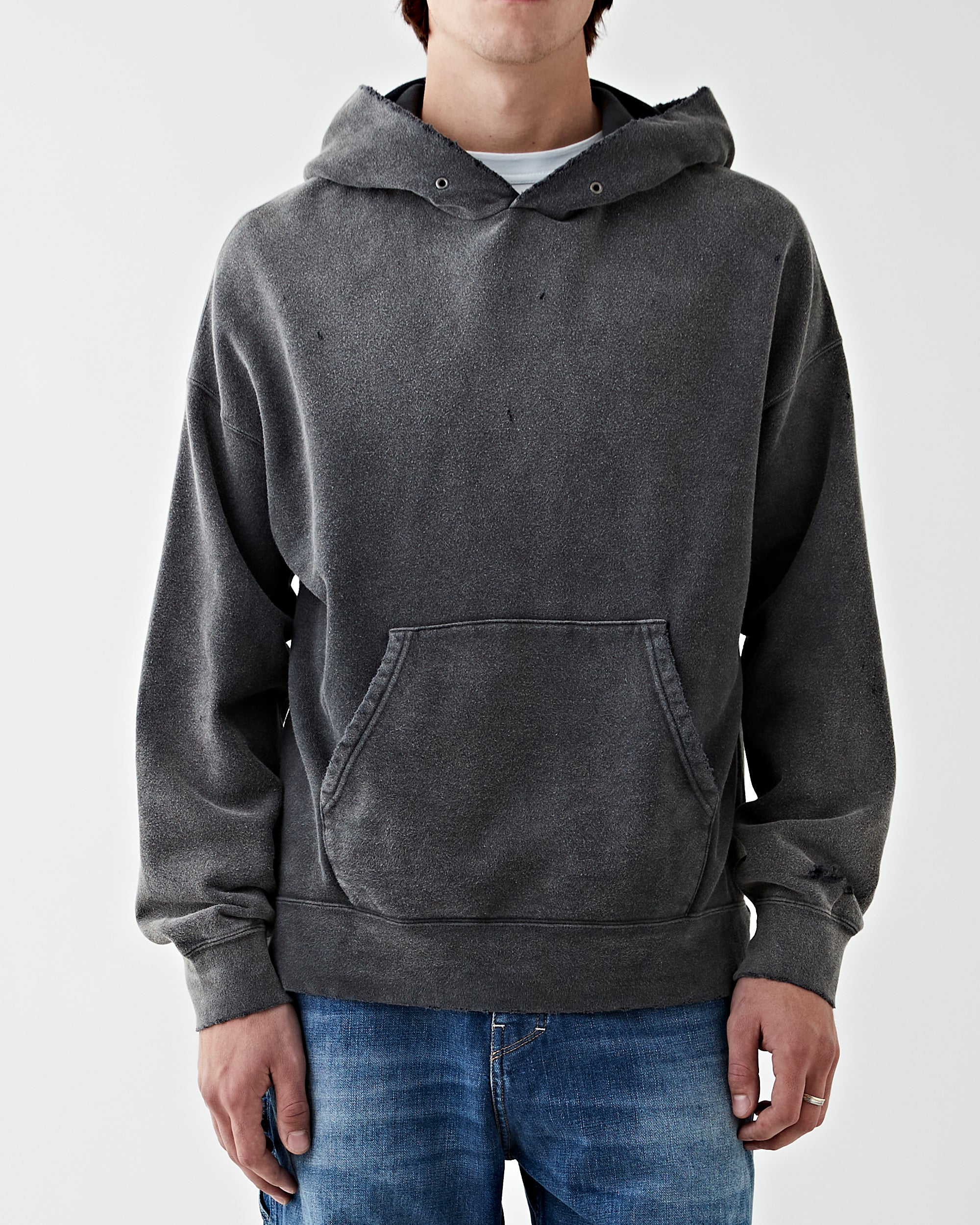 Visvim – Jumbo SB Hoodie P.O. Crash Black – Tenue de Nîmes
