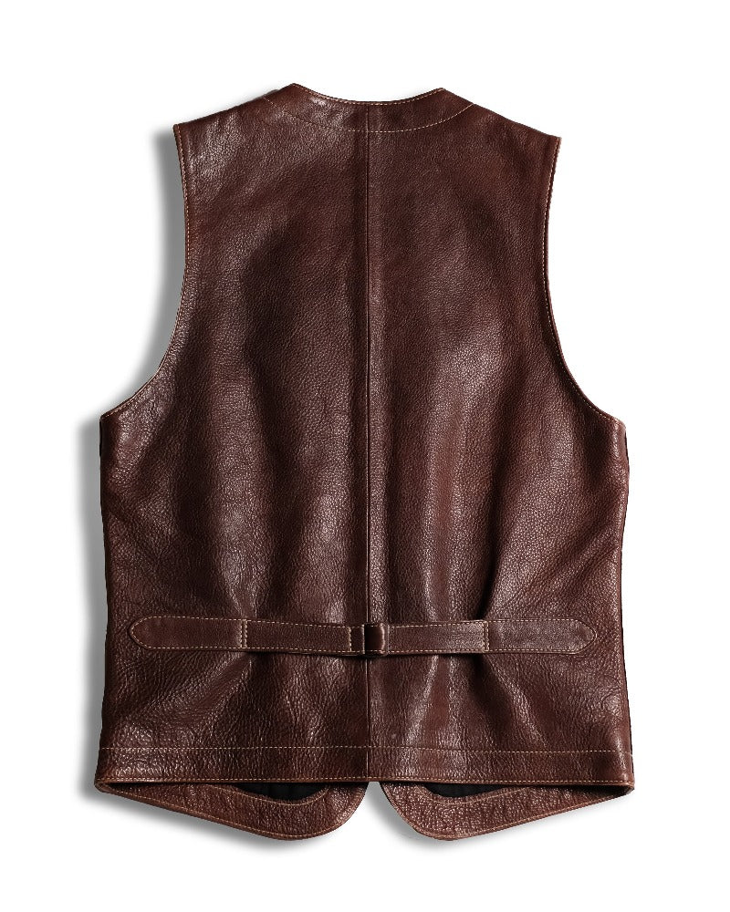 ❣️新品 ❣️今季もの マルゴービンテージ レザーベスト エコレザー