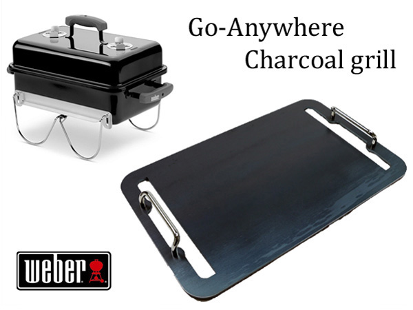 ウェーバー ゴーエニーウェアーチャコールグリル対応グリルプレート